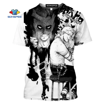 SONSPEE 3D Tiskanja Dorohedoro moška T-shirt Grozo Anime Manga Tshirt Poletje Harajuku Kratek Rokav Priložnostne Kaiman Sl Nikaidou Tees