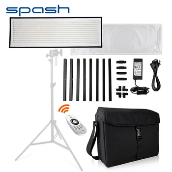 Spash FL1x3 Studio Lahka, Prilagodljiva Rollable Krpo LED Video Luč Plošča Lučka Daljinski upravljalnik Foto Luč za Youtube Fotografija