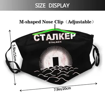 Stalker Usta Masko Stalker Obrazno Masko Moda Kul z 2 Filtri za Odrasle