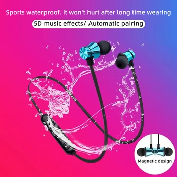Stereo Bluetooth Hrupa Preklic Šport Telefon Nad Uho Gaming Slušalke V Ušesu Za Mobilne Slušalke Bas Brezžično Smart Čepkov