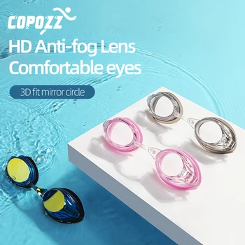 Strokovno Moški Ženske Plavalna Očala Plating Anti-fog Plavanje Očala Nepremočljiva UV Zaščito Plavati Očala za Konkurenco