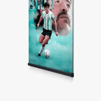 Svetovni Pokal, Argentina Nogomet Kralj Diego Maradona Sliko Platno, Tisk Wall Art Plakat Nordijska Doma Dekoracijo Slikarstvo Sodobni Sport