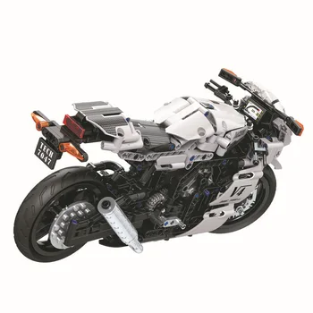 Tehnika motorno kolo Moto gradniki Določa Opeke Model Otroci Klasične Igrače Za Otroke Darila, Božična darila, Mestni Avto