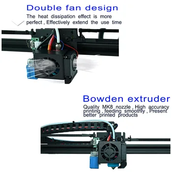 TRONXY Nadgrajeno X5SA X5SA-400 DIY 3D Printer Kit 24V Auto Ravni FDM 3d Pralni Žarilno Senzor za natančen Okvir iz Aluminija
