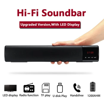TV Bluetooth Zvočniki Hi-fi in mobilnih Brezžičnih Soundbar Subwoofer 3DStereo Stolpec Glasbeni Center za Sistem za Domači Kino Za Računalnik
