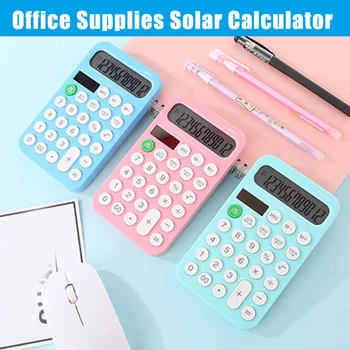 Urad Velik Zaslon Sončne Kalkulator 12 Mest Solarno Mini Ročni Kalkulator Pisarniški Material LHB99
