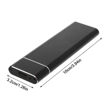 USB 3.0 na M. 2 NGFF SSD Mobilne Trdi Disk v Polje vmesniško Kartico Zunanje Ohišje Ohišje za m2 SATA SSD USB 3.1 2230/2242/2260/2280