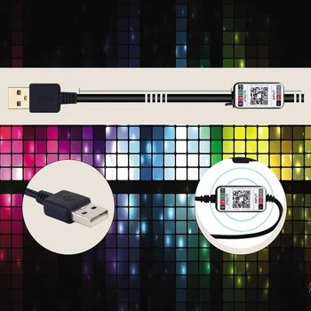 USB LED Trak Svetlobe Bluetooth SMD 2835 5M 1M 2M 3M 4M 0,5 M Diod Trak je Prilagodljiv Neon Led Trakovi, Trak, USB 5V TV Ozadja Dekor