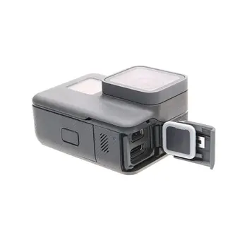 UV Filter Objektivu Vrata Pokrov USB-C Mini Boku Protector za Go-Pro HERO5/6/7 Črna/7 Beli Dodatki