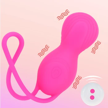 Vaginalne Kroglice Sex Igrača za Ženske Keglove Žogo Ženska Vagina Zaostritev Masaža Vaja 10 Načini Brezžični Daljinski upravljalnik z vibriranjem Jajce