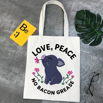 Veganska nakupovalno vrečko torbici varovanec trgovina jute vrečko za večkratno uporabo tote vrečko sacola večkratno uporabo bolsa compra sacolas