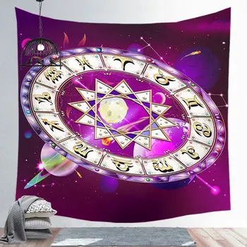 Vesolje Zvezdnato Astrologija Star Tapiserija Evropske Preprost Stil Dekoracijo Ozadju Steni Visi Kvadratnih Tapiserija, Freska