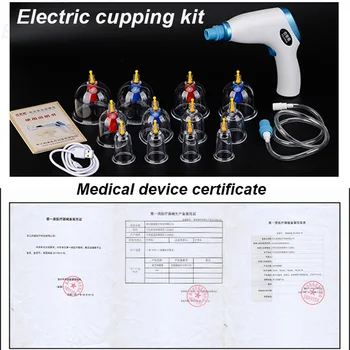 VIP Stranke Original Električni Vakuumski Cupping je Naprava Home Akupunktura Magnetni Masaža Strganje Cupping Terapija Tip Kit