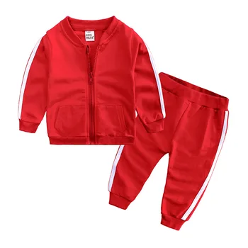 Wasailong baby Fantje in dekleta spomladi in jeseni priložnostne šport modne jakne in hlače dveh sklopov otroška oblačila