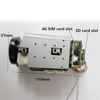 Wifi, Mini 5MP 4G 20X 30X ZOOM IP Kamera modul humanoid IMX335 DV diktafon podpira SD onvif P2P MIKROFON zvočnik EU 3G 4G KARTICE