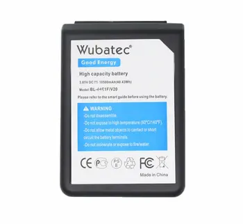 Wubatec 1x 10500mAh V20 Razširjene Baterije z TPU Primeru BL-44E1F Za LG V20 LS997 F800 VS995 US996 H990 H990DS H910 H918