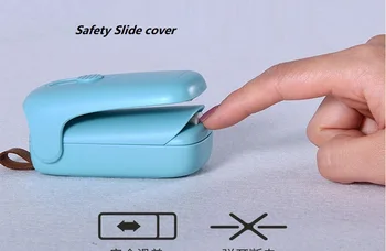 Xiaomi Prenosni zapiranje stroj, gospodinjski mini ročno pritisniti Grelec Fotke hrane vrečko prigrizek plastično vrečko Tesnjenje posnetek Unboxing nož