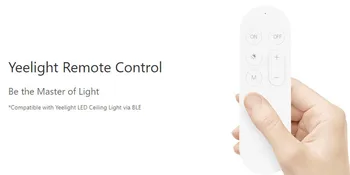 Yeelight Youpin mijia Bluetooth Daljinski upravljalnik Oddajnik Nastavljiva Svetloba za Smart LED Stropna Luč, Svetilka