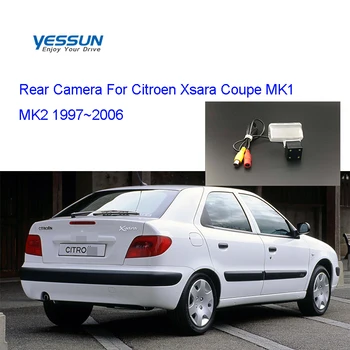Yessun kamera mount & Pogled od Zadaj Kamero Za Citroen Xsara Coupe MK1 MK2 1997~2006 4 LED Nočno Vizijo 170 Stopinj HD avto kamera