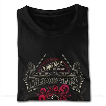 Yharnam Krvi Vial T Shirt Bloodborne Temne Duše majica Fant Grunge Hip Hop T-Shirt Homme Kratkimi Rokavi blagovne Znamke Oblikovalec Oblačil