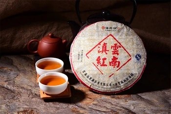 Yunnan na Soncu Sušeni Stari Vreteno Drevo Dianhong Dian Hong Črna Torta 357g Čaj