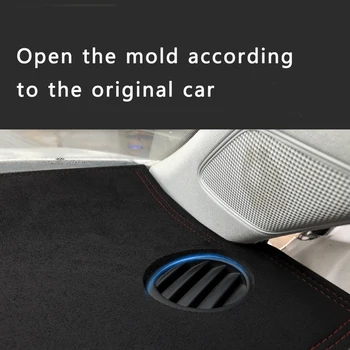 Za Audi a4 a5 b9 avant 2016 2017 2018 2019 2020 Antilop Usnja Dashmat nadzorna plošča Pokrov Dash Pad Mat Preprogo priročen ročaj Avto-styling