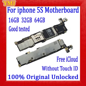 Za iphone4 4S 5 5C 5S Matično ploščo, Original odklenjena Za iphone 4 5 Mainboard s Polno Čipi in IOS Sistema,8GB/16GB/32GB/64