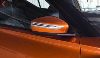 Za Nissan Brcne 2016 2017 2018 2019 2020 Chrome Avto Rearview Mirror Varstvo Nalepke Vzvratno Ogledalo Trakovi Avto Dodatki
