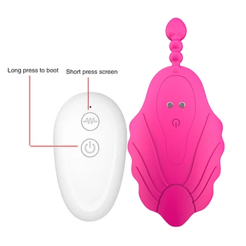 Za Polnjenje Brezžično Daljinsko Upravljanje Vibrator 10 Hitrosti Nosljivi C String Hlačke Z Vibriranjem Jajca Sex Igrača Za Ženske Masturbator