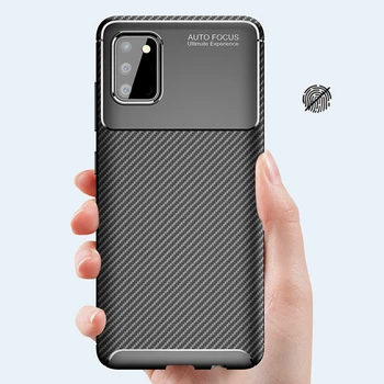 Za Samsung Galaxy S10 lite Primeru Luksuznih Ogljikovih vlaken Kritje Shockproof Primeru Telefon za Samsung S 10 Lite SM-G770F/DS,DSM Pokrov