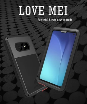 Za Samsung Galaxy S10 S10Plus Note20 Note10 Primeru LJUBEZEN MEI Šok Umazanijo Dokaz vodoodporna Kovinski Oklep mobilnega Telefona Primeru Prostem