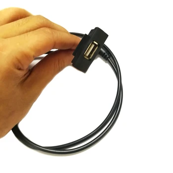 Za Skoda Octavia Avto, USB Kabel Preklop RCD510 RNS315 CD Changer Avdio USB Adapter Interface Slot Plug Gumb Dodatki