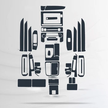Za Toyota Alphard 30 Serije 2016-2019 2020 TPU Prozoren Film Avto armaturne plošče Film Zaslon Armrest Varstvo Nalepke Styling
