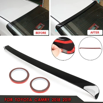 Za Toyota Camry 2018 2019 Sijajni Črna ABS Plastike za JDM Šport Zadnje Okno Strešna Krilo Spojler w/ 3 metrov lepilo