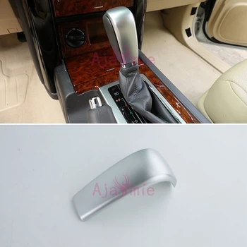 Za Toyota Land Cruiser Prado 150 2010-2018 Prestavna Ročica Pokrov Prednji Strani Shift Trim Plošča Chrome Lesene Styling Dodatki