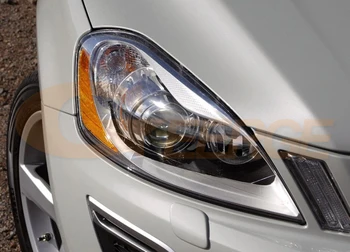 Za Volvo XC60 2008-2012 pred facelift XENON HD Ultra Svetla Dvojno Barvo Switchback Dnevno Svetlobo vključite opozorilne luči SMD LED Angel Eyes