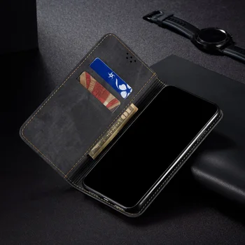 Za Xiaomi POCO X3 NFC Luksuzni Usnjena torbica Za Xiaomi 10T Lite 5G Magnetnim zapiranjem Denarnice Kritje Za 10 Opomba 10 M3 F2 Coque funda