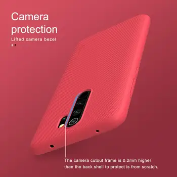 Za Xiaomi Redmi Opomba 8 Pro 7 Pro Primeru Nillkin Motnega PC Shield Zadnji Pokrovček