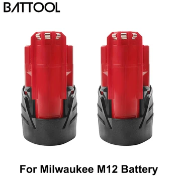 Zamenjajte 3000mah ročna Orodja Baterije Za Milwaukee M12 12v električno Orodje Polnilne Li-ion Baterije Zamenjava Baterije Backup