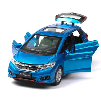 Zhenwei Diecast 1:32 Honda Fit Model Avtomobila Kovinske Zlitine Avto Simulacije Potegnite Nazaj Vozila Avtomobili, Igrače Za Otroke Darila Za Otroke