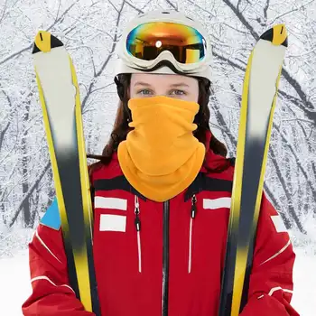 Zimski Flis Maska Kritje Balaclava Vratu Gaiter Toplejše Polar Motorno Kolo Motokros Snowboard Kolesarjenje, Smučarski Cev Šal Moški Ženske