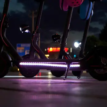Zložljivi LED Trak Svetilka Bar Lučka Za Xiaomi M365 Električni Skuter Skateboard Noč Kolesarjenje Varnost Dekorativne Luči