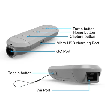 Zmogljiv Prenosni Brezžični vmesnik Bluetooth Za Gamecube/Wii/GLOBE/SNES Classic Krmilnik Za Nintend Stikalo Nintend In PC
