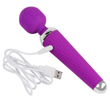 Čarobno Palico, Vibratorji za ženske, Seks Izdelkov AV Vibratorji za odrasle USB Polnilne Sex Igrače za žensko vibrator za klitoris