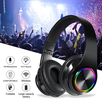 Čist Zvok Moda Prenosne Brezžične Slušalke Bluetooth Stereo Zložljive Slušalke Avdio za Mp3, Nastavljiv Slušalke Z Mikrofonom NOVA