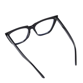 Ženske Mačka Oči Optičnih Očal Okvir Računalnik Anti Modra Svetloba Očala Okvirji Jasno, Leče Za Očala Pregledna Prevelik Očala