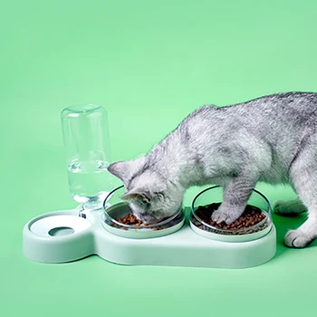 Žival Pes Mačka Samodejni Podajalnik Sklede za Pse Pitne Vode Steklenico Mucek Sklede Slow Food Hranjenje Posodo Material Plastično Posodo